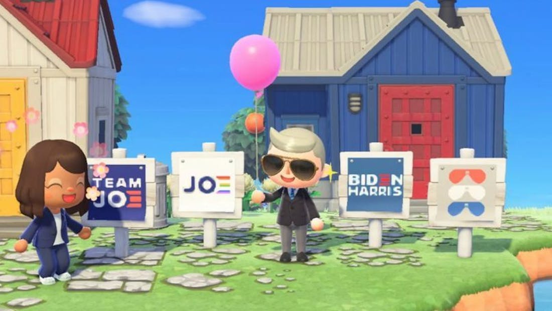 joe-biden-kamala-harris-presidential-campaign-animal-crossing.jpg Bedrijven moeten 'politiek uit Animal Crossing: New Horizons houden'