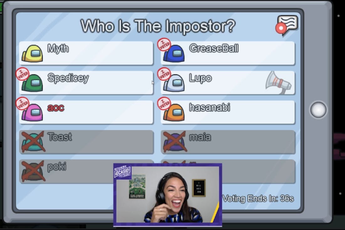 dezehierdna.png Twitch-stream van Alexandria Ocasio-Cortez trekt 430.000 gelijktijdige kijkers