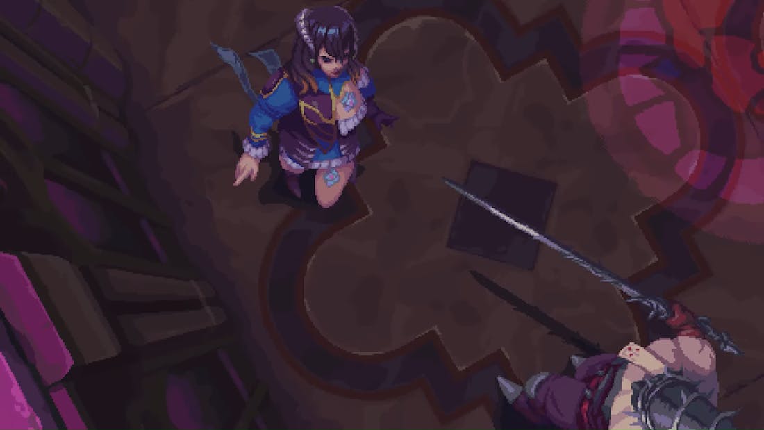 blasphemous_-strife-ruin-announce-trailer-1-9-screenshot.png Cross-over update tussen Bloodstained: Ritual of the Night en Blasphemous onthuld