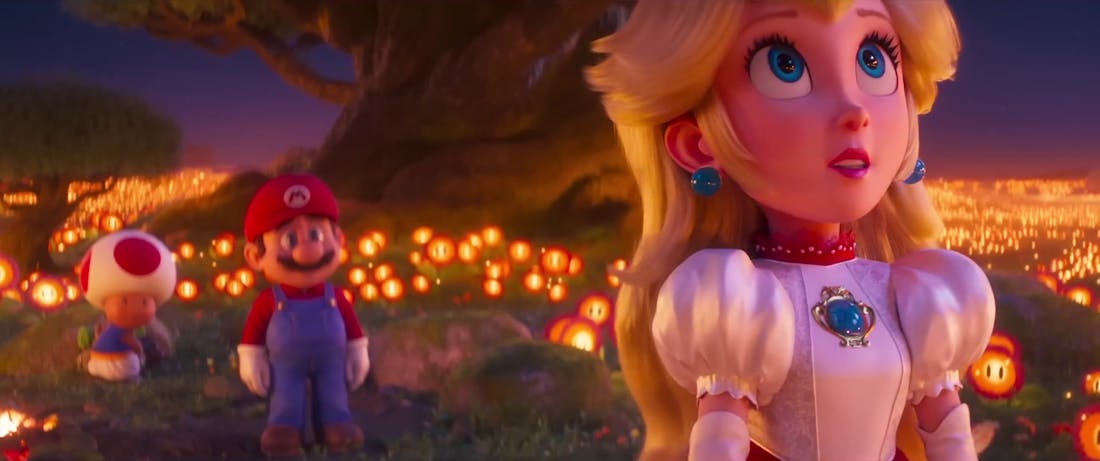 TSMBM_Fire_Princess_Peach_screenshot.png Script Japanse versie The Super Mario Bros. Movie wijkt iets af