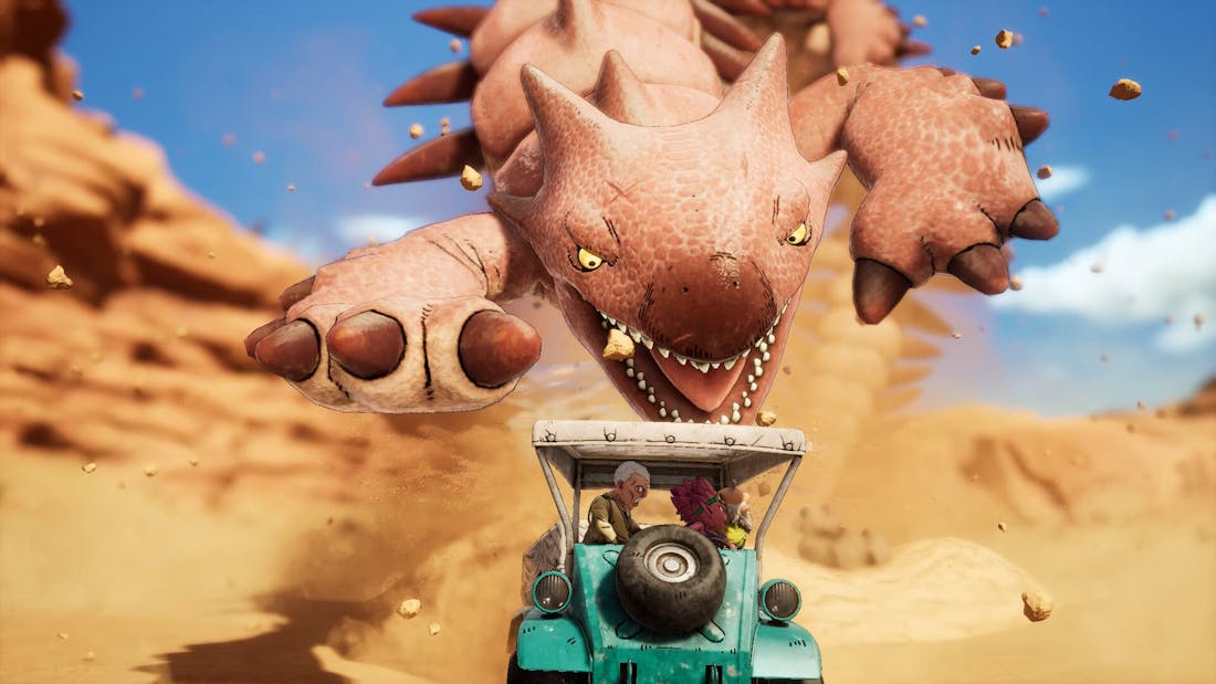 Sand Land Bandai Namco behandelt vijanden en voertuigen uit Sand Land
