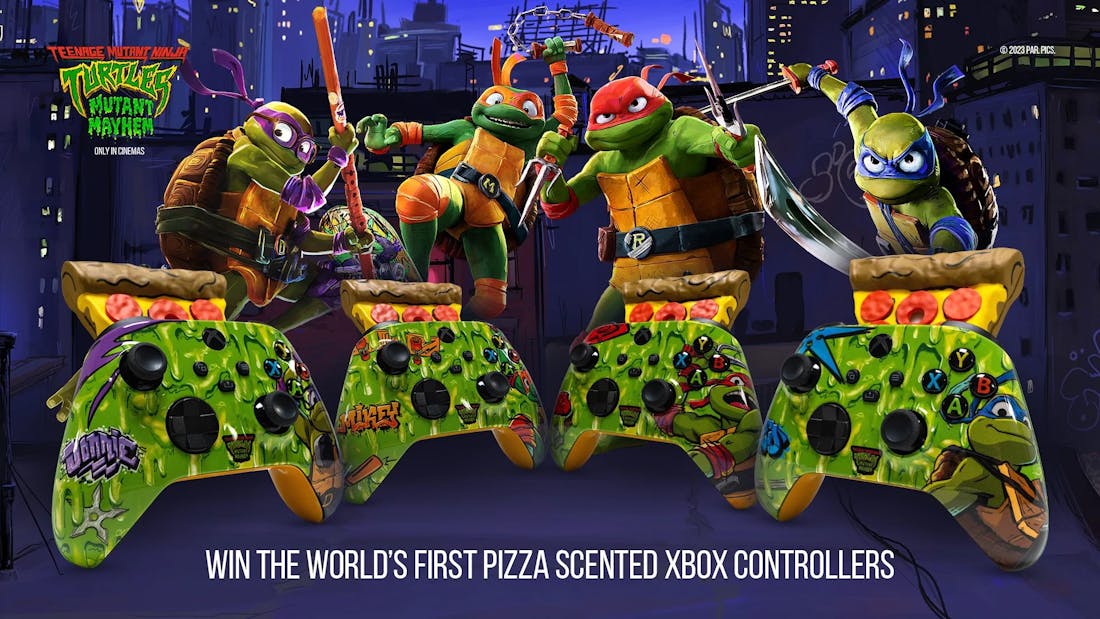 Teenage Mutant Ninja Turtles Microsoft komt met naar pizza ruikende Xbox-controllers