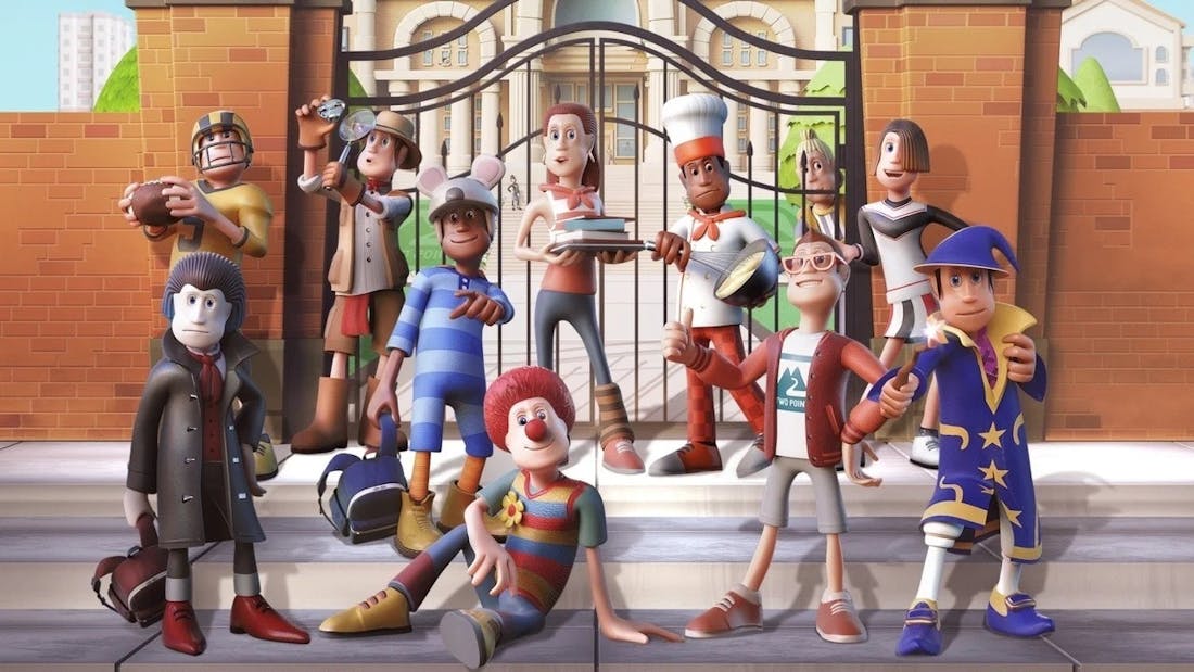 Two Point Campus Two Point Campus laat je een kleurrijke universiteit bouwen