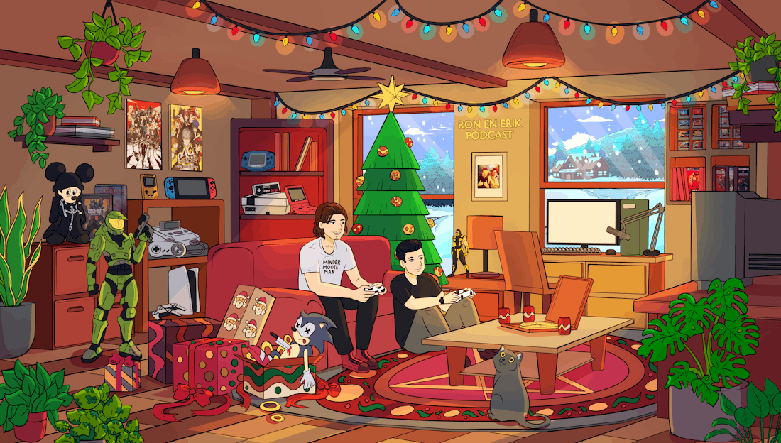 Ron en Erik Podcast kerst De Top 10 games van het jaar: GOTY 2023 - Ron en Erik Podcast 476