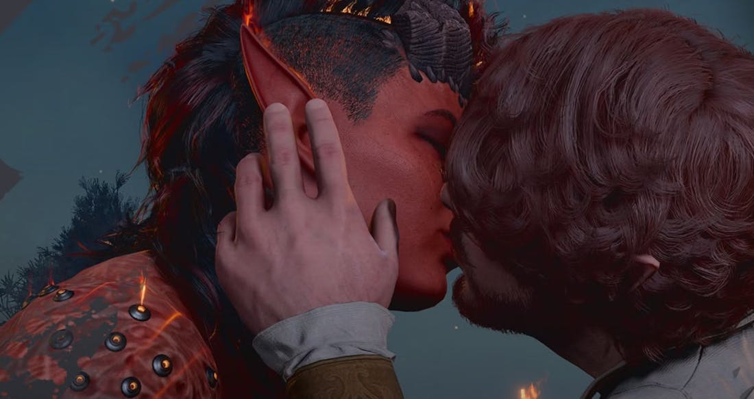 Baldur's Gate 3 Alle Baldur's Gate 3-metgezellen hebben nu passende kusanimaties