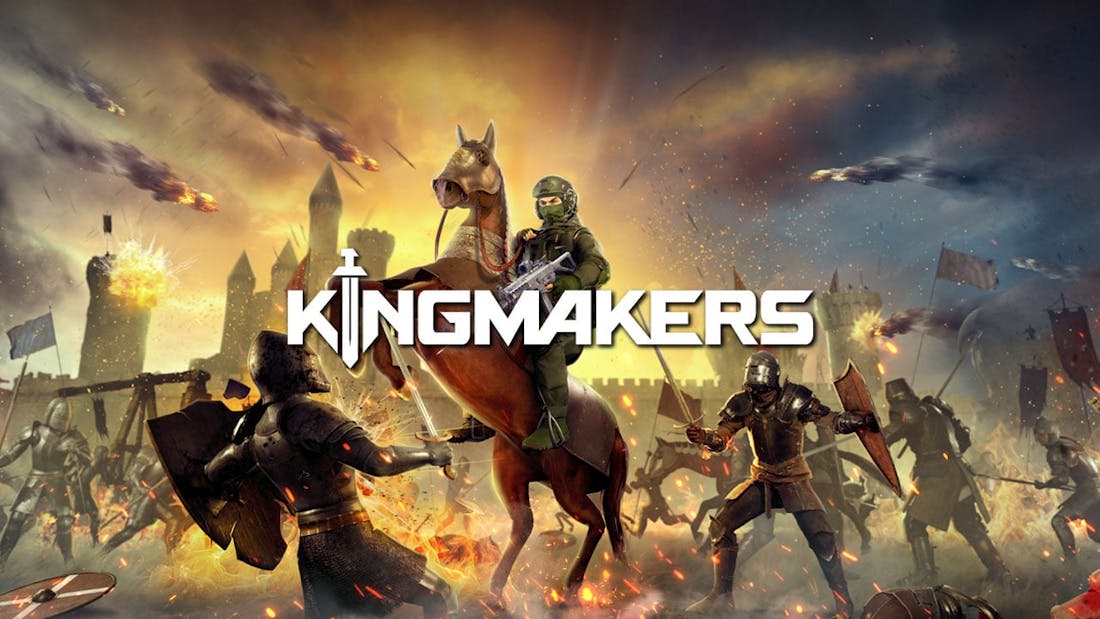 Kingmakers Kingmakers bevat middeleeuwse gevechten met moderne wapens