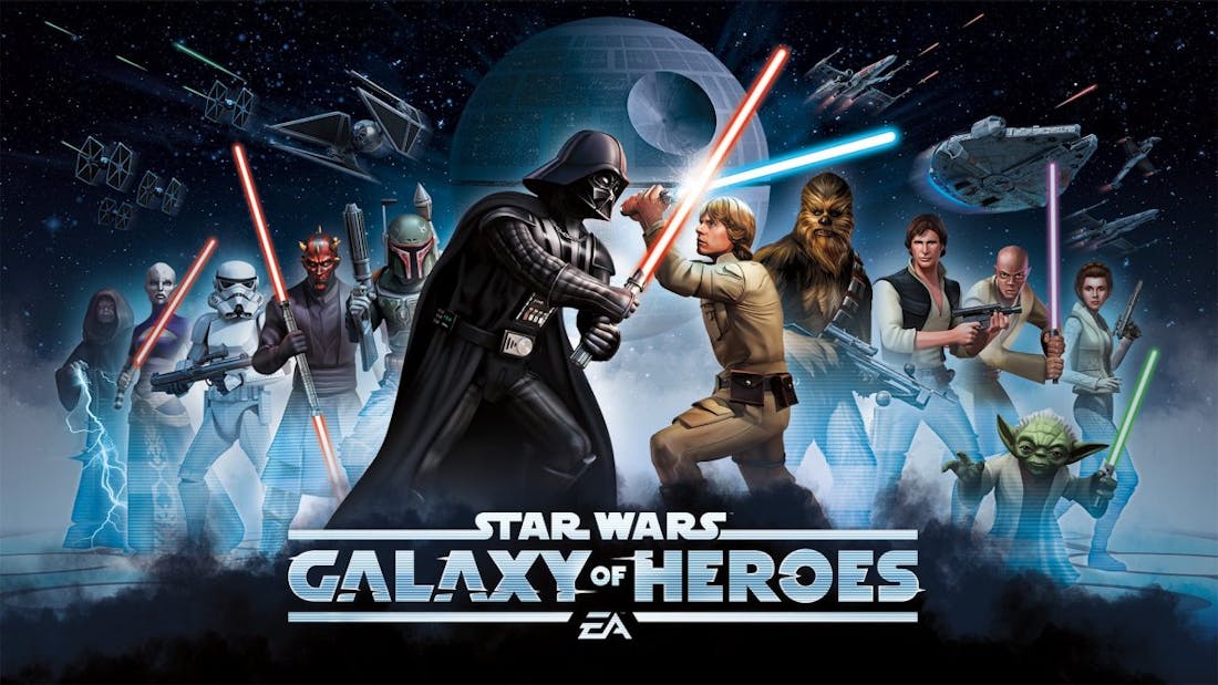 Star Wars: Galaxy of Heroes Mobiele game Star Wars: Galaxy of Heroes komt naar pc