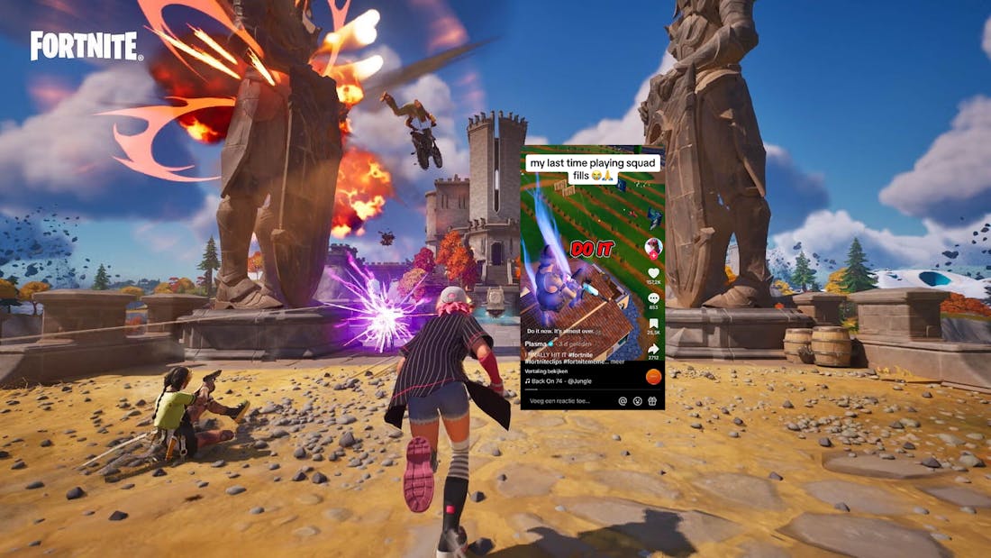 Fortnite Tiktok Fortnite krijgt mogelijk picture-in-picture-functie voor reclame en social media