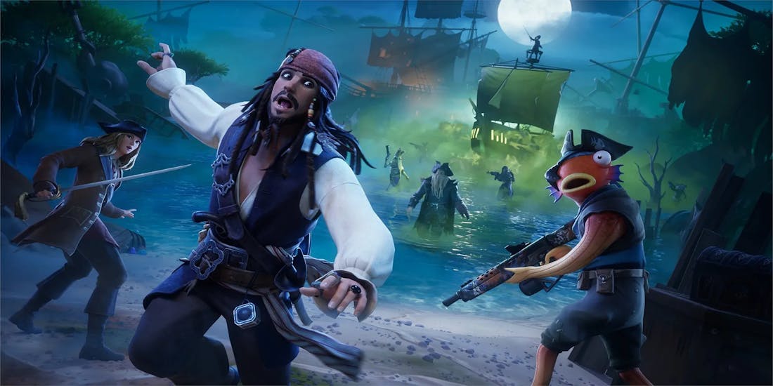 Fortnite Pirates of the Caribbean-cross-over komt in juli naar Fortnite