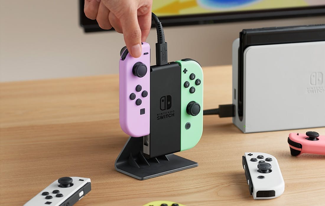 Nintendo Switch Nintendo brengt zeven jaar na Switch-release Joy-Con-oplaadstation uit