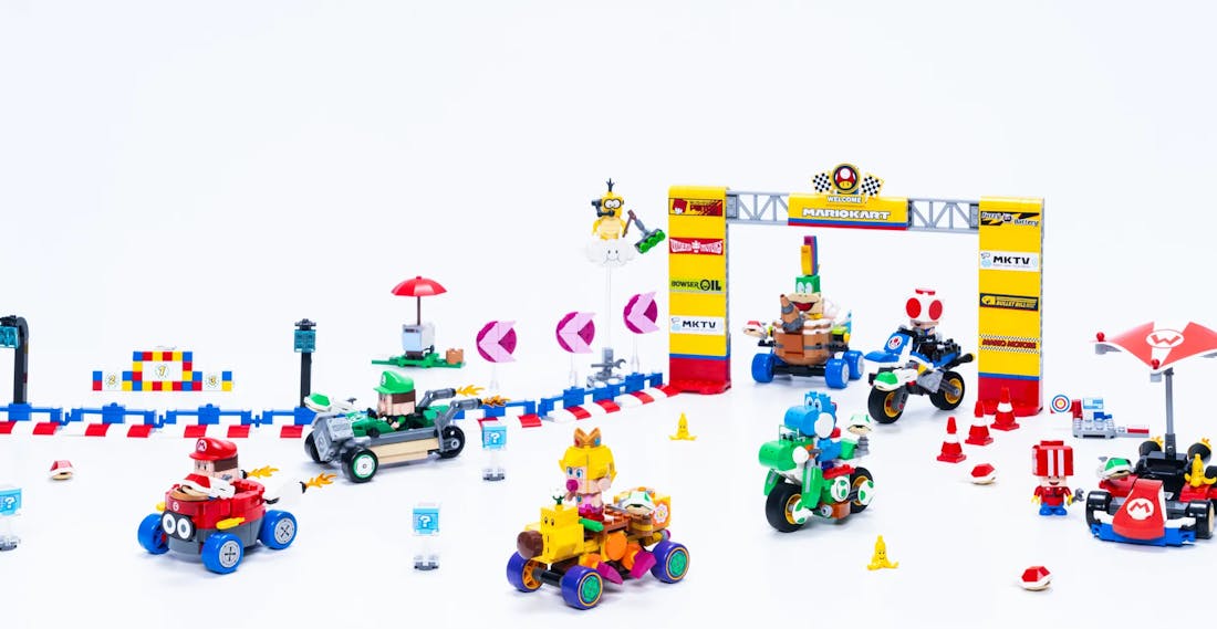 Lego Mario Kart Lego Super Mario Kart-sets onthuld