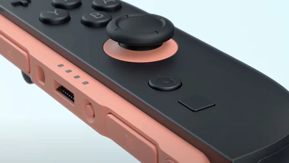 Nintendo Switch 2 knop Nintendo Switch 2 heeft een nieuwe, mysterieuze knop