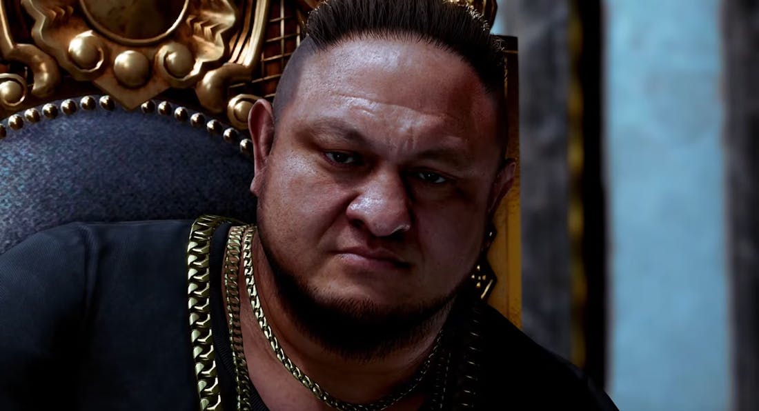 Like a Dragon: Pirate Yakuza in Hawaii Worstelaar Samoa Joe schittert in Like a Dragon: Pirate Yakuza in Hawaii-trailer