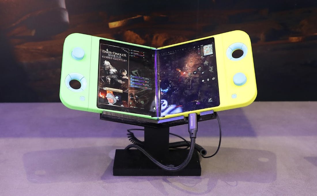 Samsung Flex Gaming Samsung onthult vouwbare gamehandheld