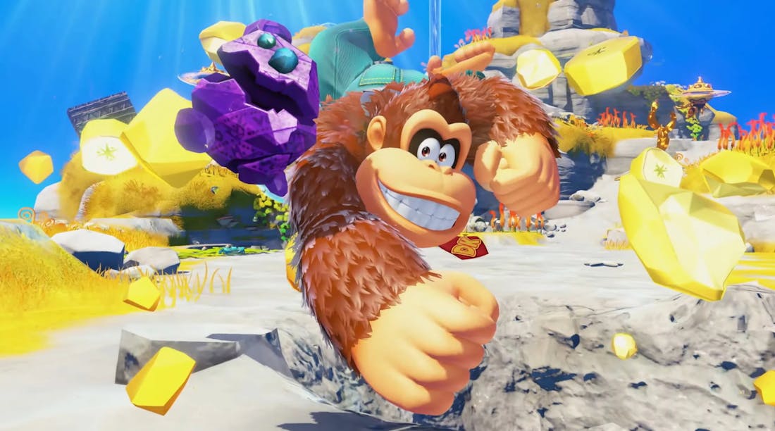 Donkey Kong Bananza Ook Diddy Kong krijgt een nieuw uiterlijk op de Switch 2