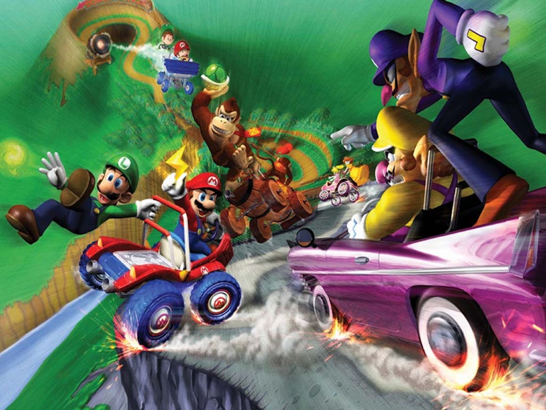 Mario Kart: Double Dash Twee personages per kart in Mario Kart: Double Dash was bijna niet doorgegaan