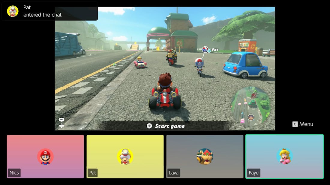GameChat Hoe werkt GameChat en GameShare op Nintendo Switch 2?