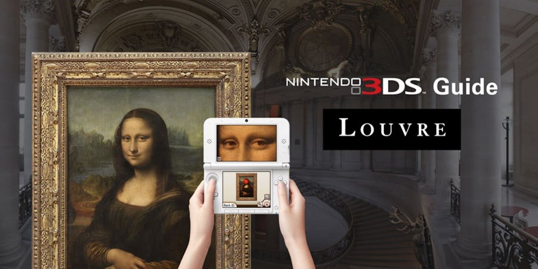 Nintendo 3DS Nintendo 3DS-gidsservice verdwijnt uit het Louvre Museum