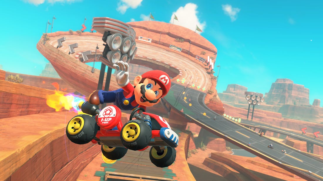 Mario Kart World Gespeeld: Mario Kart World is een wereldgame