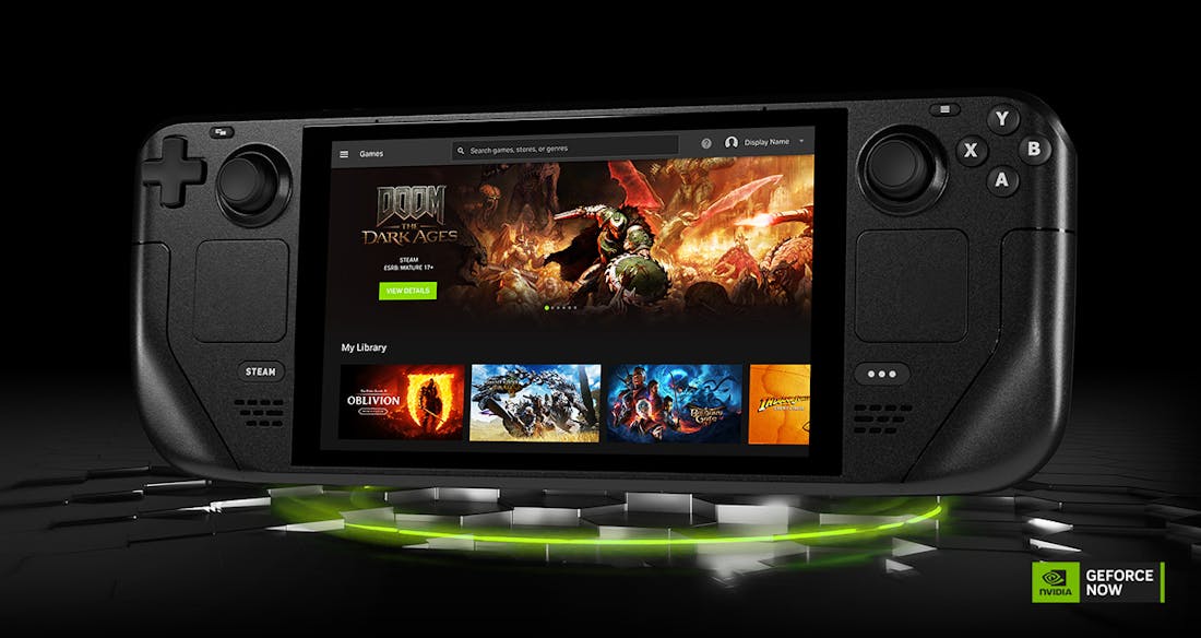 GeForce Now GeForce Now-app voor Steam Deck uitgebracht