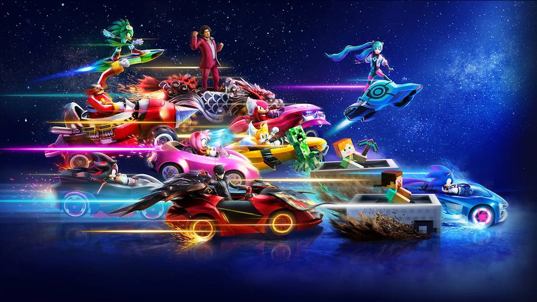Sonic Racing: Crossworlds Mega Man en Nights zijn ook dlc-personages voor Sonic Racing: Crossworlds