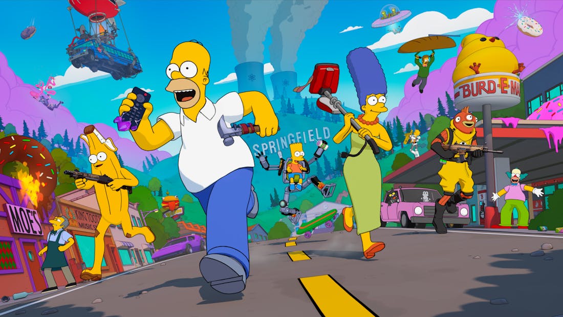 Fortnite The Simpsons-seizoen begonnen in Fortnite