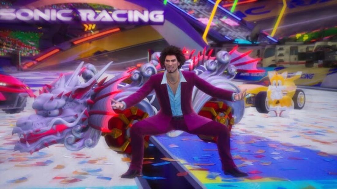 Sonic Racing: Crossworlds Like a Dragon-hoofdpersonage nu speelbaar in Sonic Racing: Crossworlds